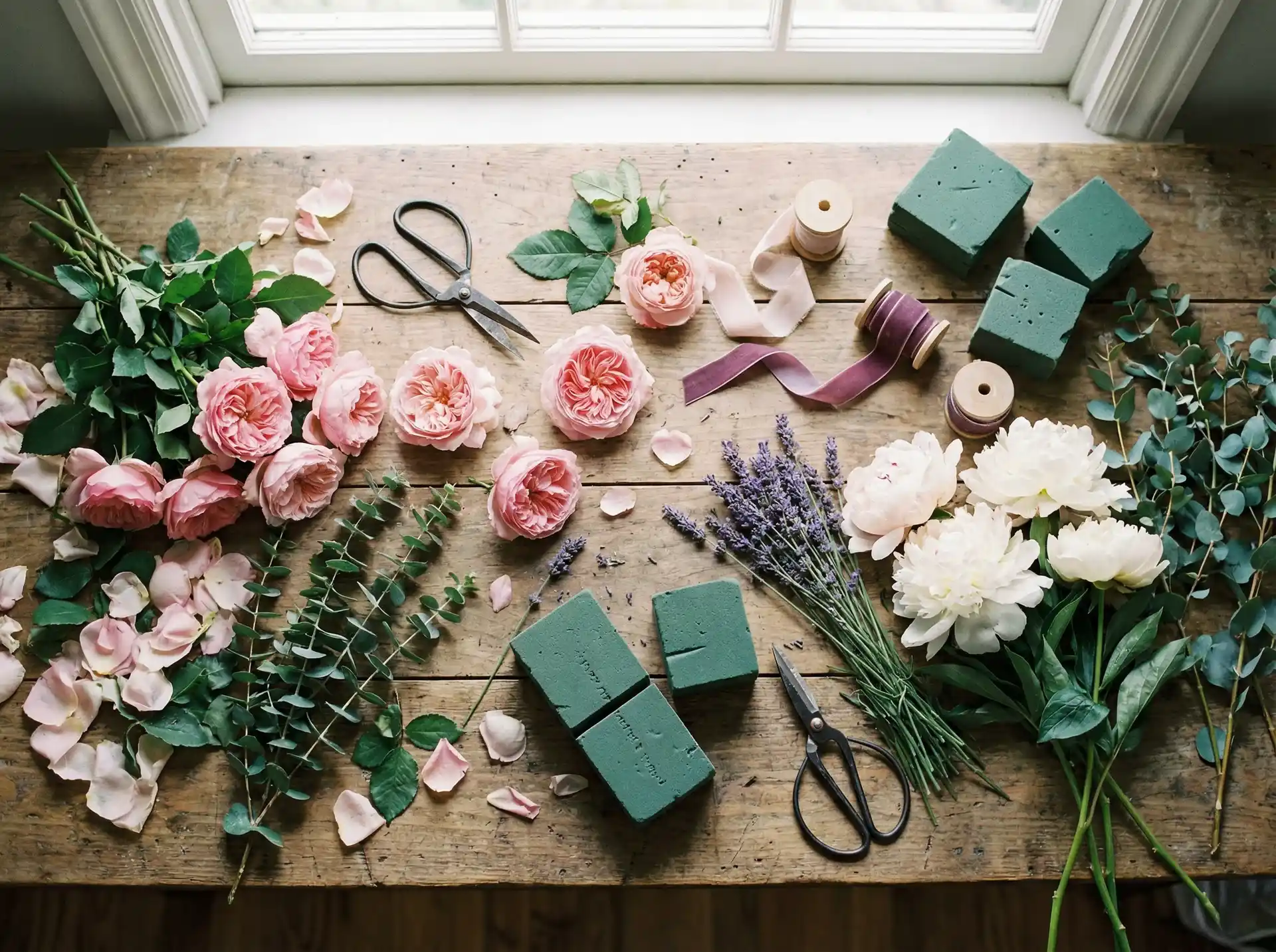 花艺师工作台灵感素材 - 探花网