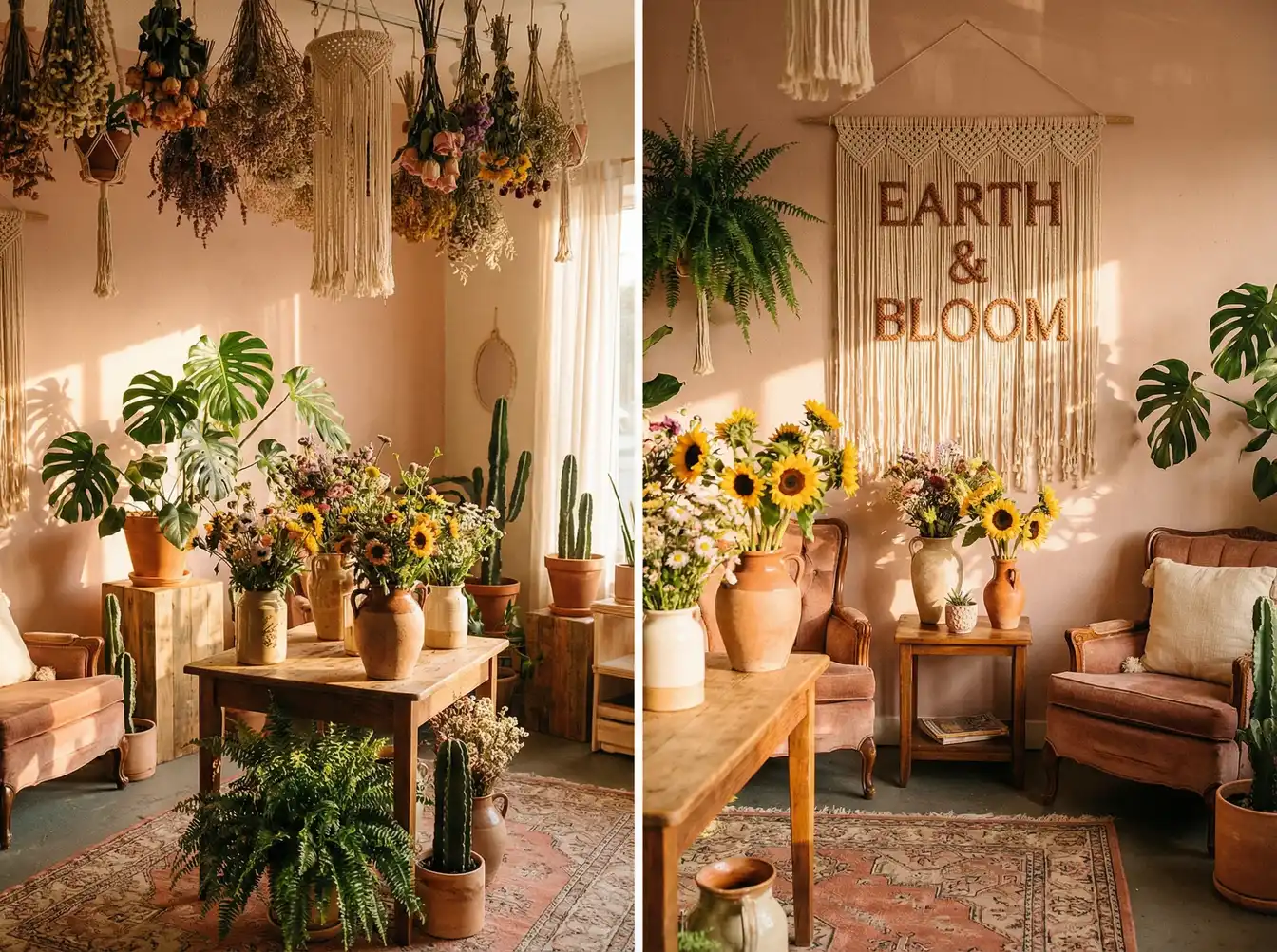 野趣花园波西米亚花店 - 探花网